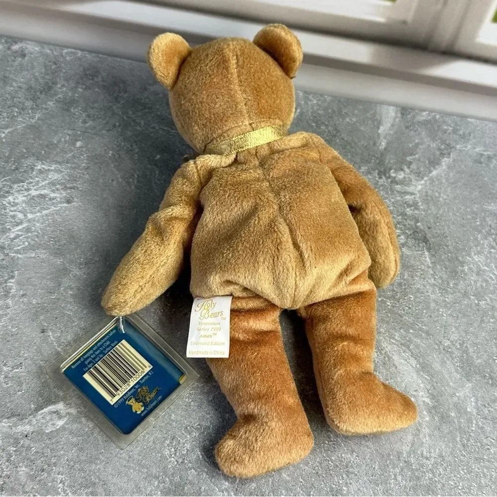 Vintage ‘99 Holy Bears Amen Veneration Ty Beanie Plush